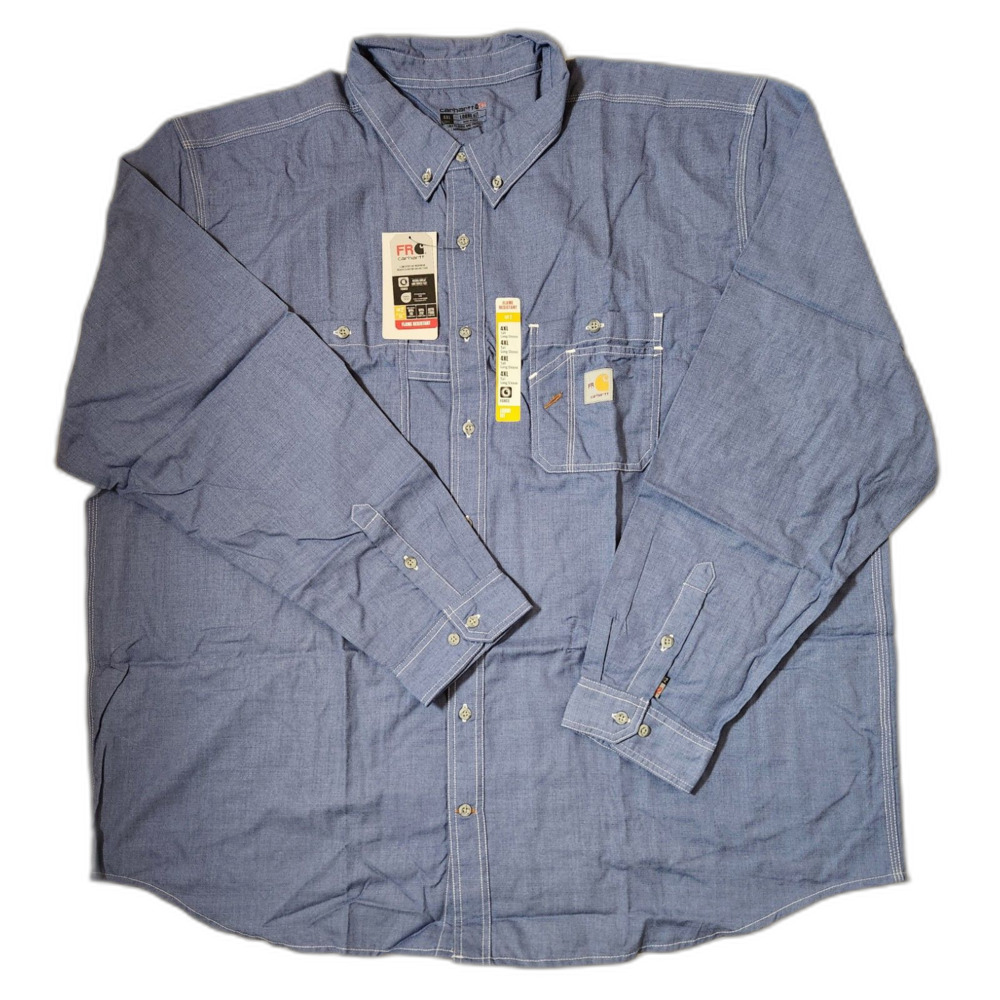 Carhartt FR Force Flame Resistant Shirt 4XL Tall Loose Fit NWT